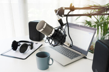podcast recording station