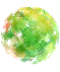 globe Full  Color Gradient Contrast Fresh Ink Watercolor Background 4