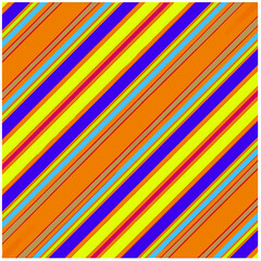 Abstract texture with diagonal multicolored stripes.Striped background.