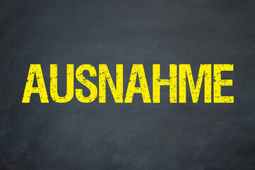 Ausnahme