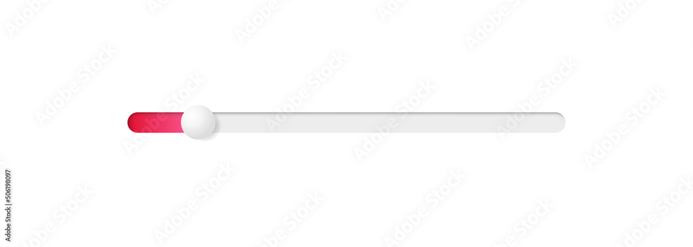 Poster colored scroll bar for user interface. scrollbar template design for website.