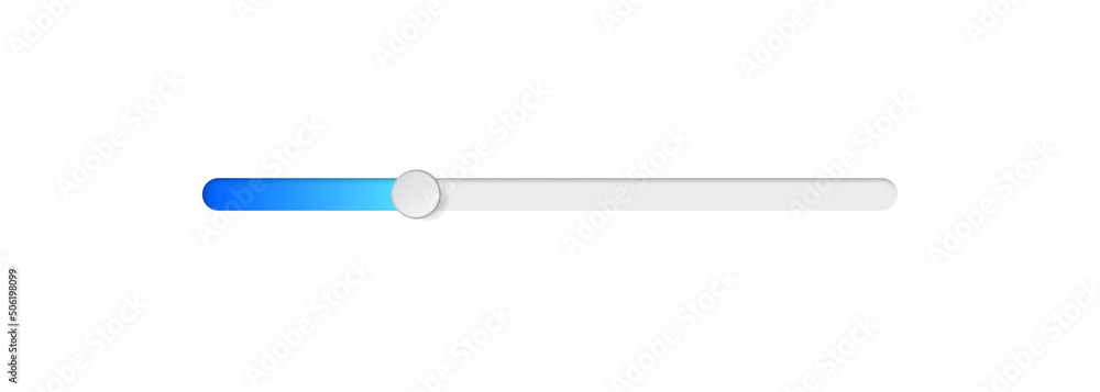 Poster colored scroll bar for user interface. scrollbar template design for website.