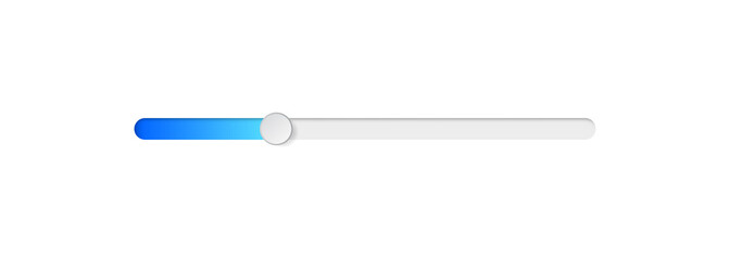 Colored scroll bar for user interface. Scrollbar template design for website.