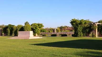 Fototapeta na wymiar Ortona, Italy – Moro River Canadian War Cemetery. Soldiers who are fallen in WW2 during the fighting at Moro River and Ortona