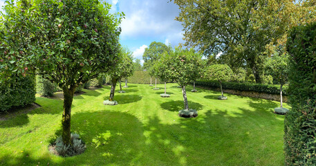 jardin d'arbres fruitiers