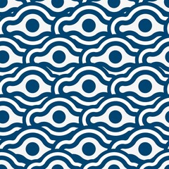 Seamless pattern with clouds. Design for wall decoration, postcard, poster, brochure, shirt, etc