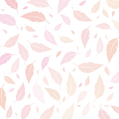 Background with colorful feathers. Pastel colors on a white background.