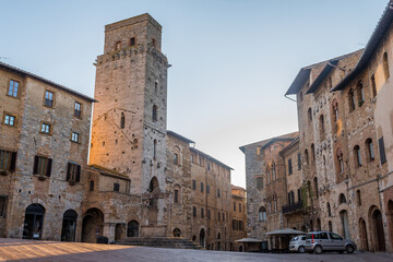 Fototapeta premium san gimignano is the most famous medieval town in tuscany, Italy