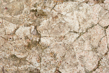 Naklejka premium beautiful patterned stone floor was eroded by water and wind.