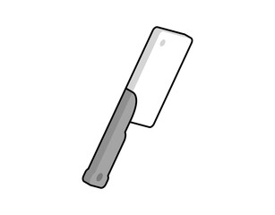 Knife isometric design icon. Vector web illustration. 3d colorful concept