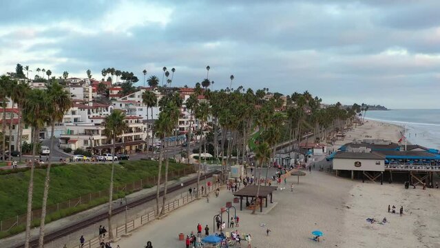 San Clemente, California, Pacific Coast, Aerial View, San Clemente Pier