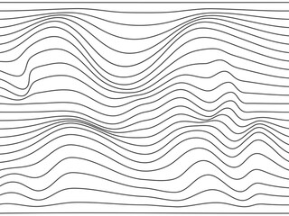 Warped gray lines made for your design.Wavy gray lines.