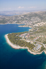 aerial view of the Croatia