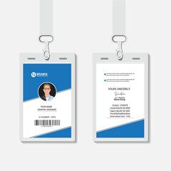 id card template design