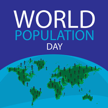 World population day illustration Design