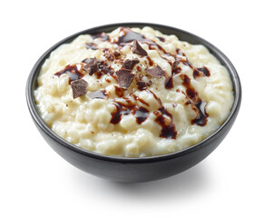 bowl of rice pudding
