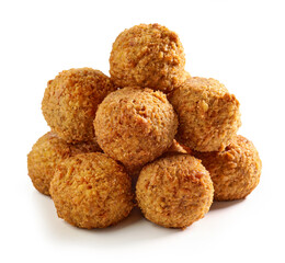 heap of organic fried falafel balls