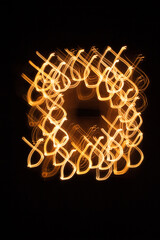 Edison, lights, blur, shapes, patterns, abstract