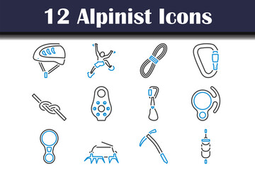 Alpinist Icon Set