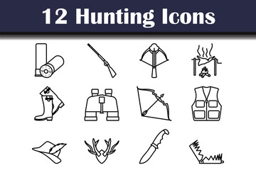 Hunting Icon Set