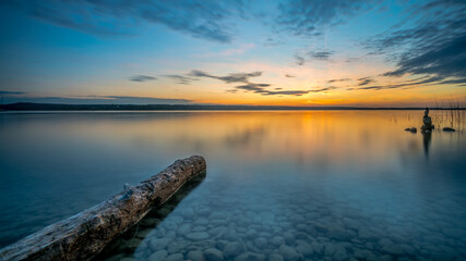 Sonnenuntergang am Ammersee