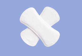 pure empty women's disposable daily menstrual sanitary pads or napkins .