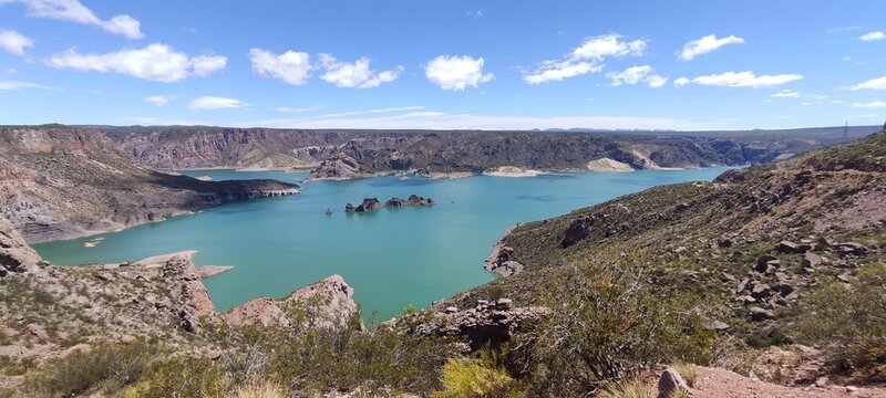 Embalse Valle Grande su principal afluente es el rio Atuel y se encuentra ubicado en la localidad de San Rafael Mendoza region Cuyo Argentina