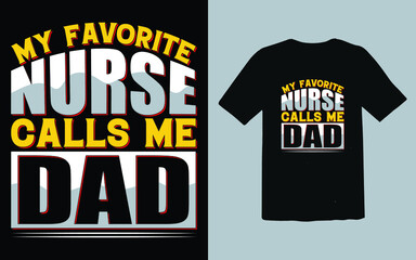 Trendy Nurse T-shirt Design typographic vector