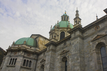 Fototapeta na wymiar Cathedral of Como (Duomo), Italy 