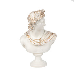 Obraz premium stone sculpture luxury living room accessories isolated on white