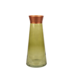 glass vase luxury living room decoration object isolated