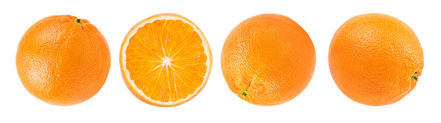  orange fruit isolate on white background