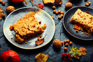 Delicious pumpkin pie