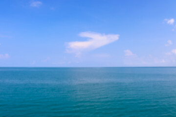 Fototapeta na wymiar Beautiful sky and sea at Koh Chang, Thailand