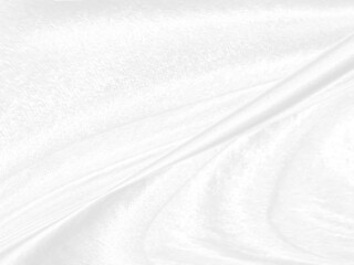 Obraz premium white and gray abstract soft fabric beauty smooth curve shape decorate fashion textile background