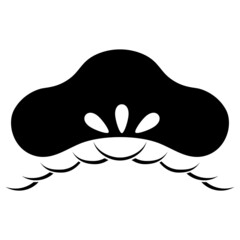 家紋です。光琳松といいます。