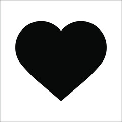 Romantic Heart Icon flat design vector in trendy style for wedding celebration.EPS 10