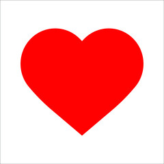 Romantic Heart Icon flat design vector in trendy style for wedding celebration.EPS 10