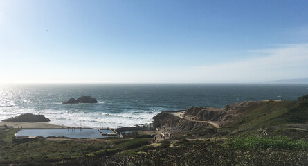 Fototapeta na wymiar サンフランシスコの海