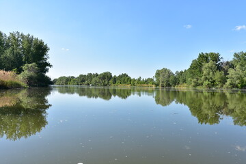 Danube River, on the Slovak-Hungarian border,