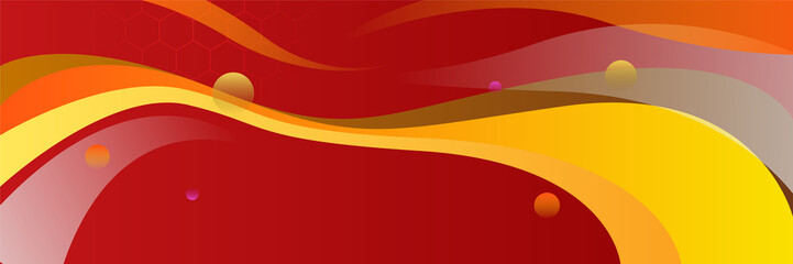 Colorful web banner concept with push button. Collection of horizontal promotion banners with gradient colors and abstract dynamic shapes. Header design for website. Vibrant background.