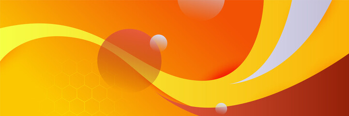 Colorful web banner concept with push button. Collection of horizontal promotion banners with gradient colors and abstract dynamic shapes. Header design for website. Vibrant background.