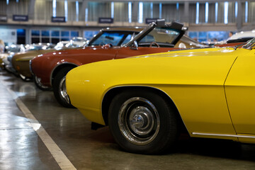 Obraz premium Collection of old retro cars