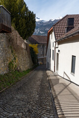 Fototapeta na wymiar Historic old town in Chur in Switzerland