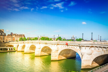 Naklejka premium Pont Neuf, Paris, France