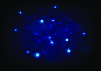 abstract background with stars