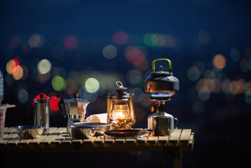 キャンプとランタン