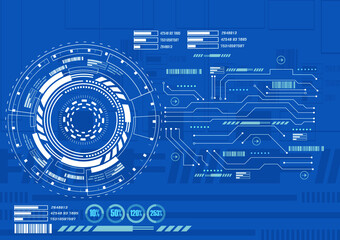 Obraz premium circuit board background
