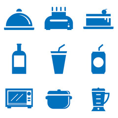 bathroom icons set