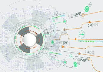 abstract background with globe